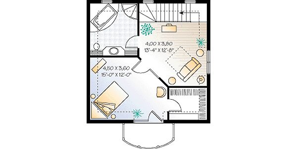 upper floor house blueprint