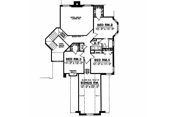 upper floor house blueprint