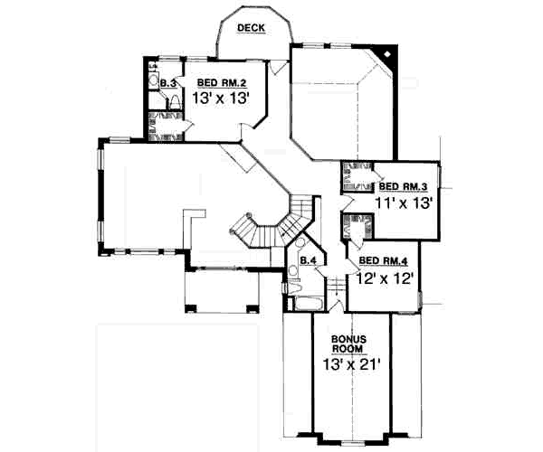 upper floor house blueprint