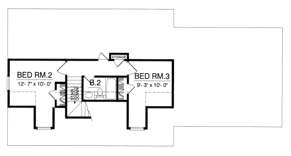 upper floor house blueprint