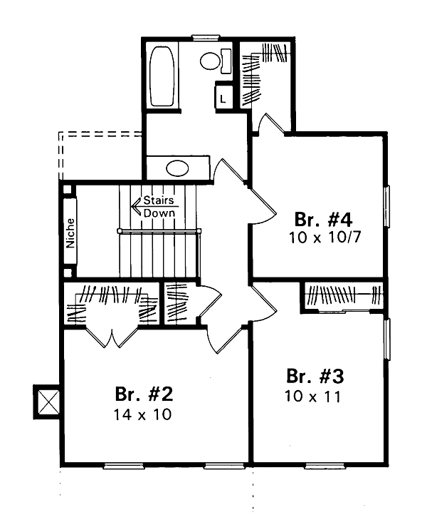 upper floor house blueprint
