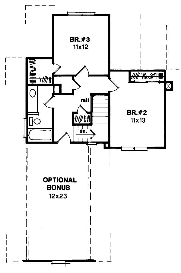 upper floor house blueprint