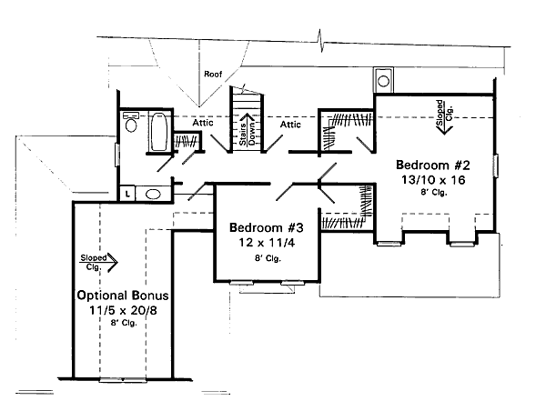 upper floor house blueprint