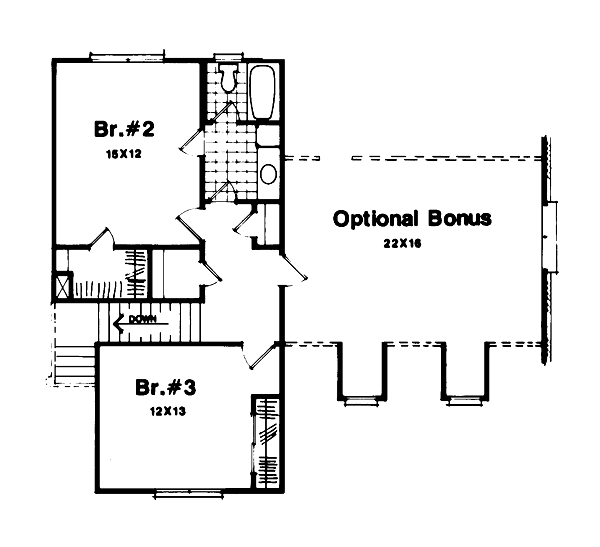 upper floor house blueprint