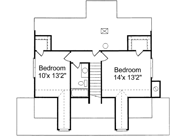 upper floor house blueprint