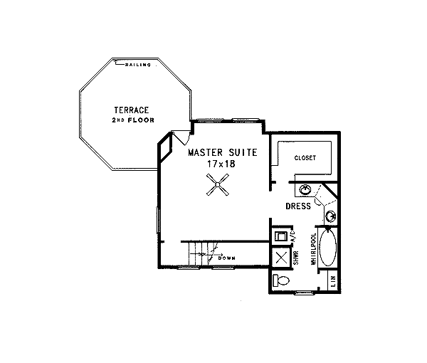 upper floor house blueprint