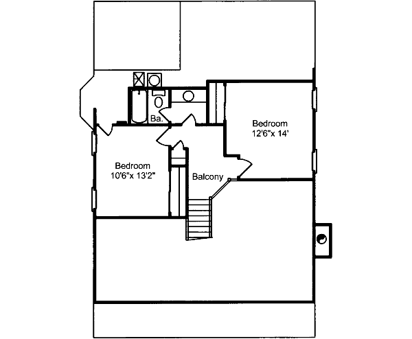 upper floor house blueprint