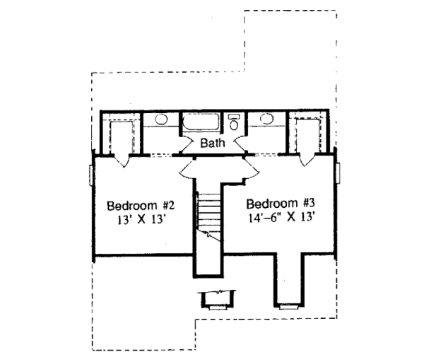 upper floor house blueprint