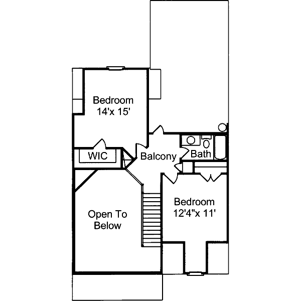 upper floor house blueprint