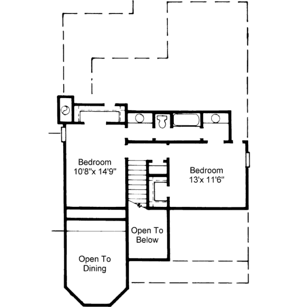 upper floor house blueprint