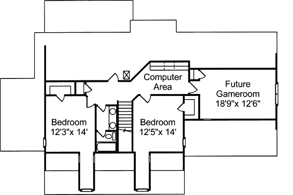 upper floor house blueprint