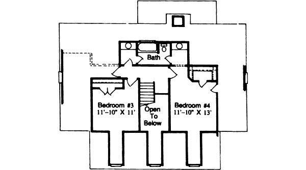 upper floor house blueprint