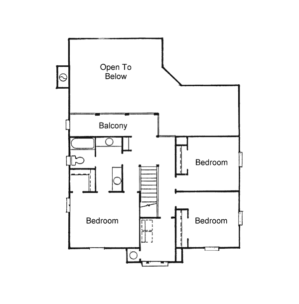 upper floor house blueprint