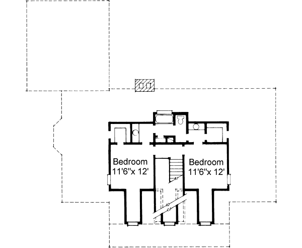 upper floor house blueprint
