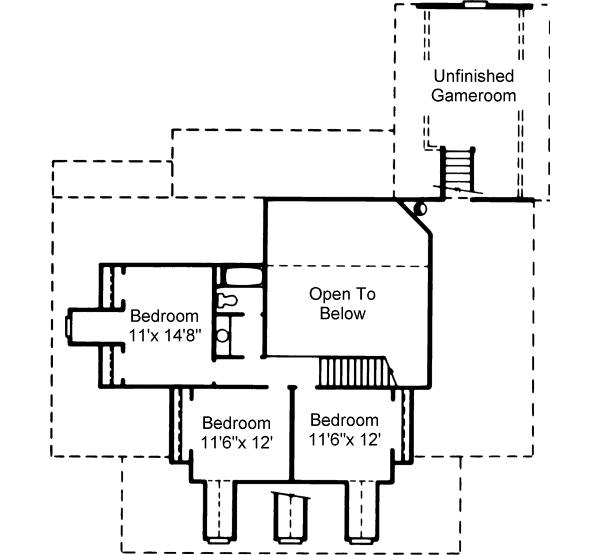upper floor house blueprint