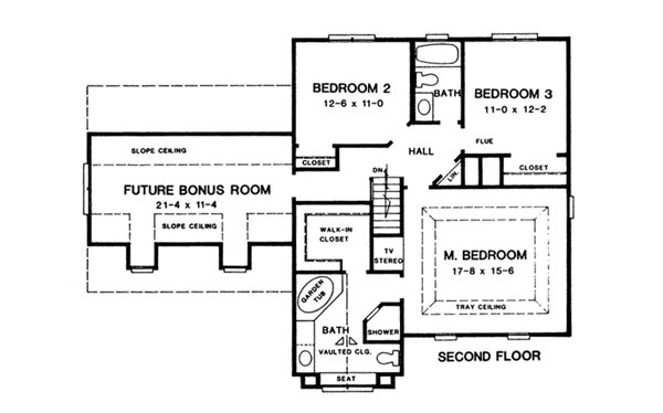 upper floor house blueprint