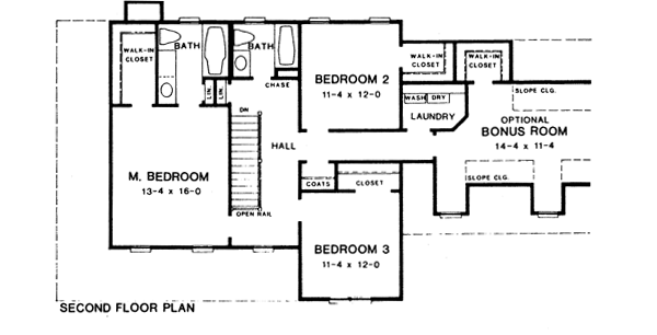 upper floor house blueprint