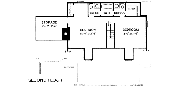 upper floor house blueprint