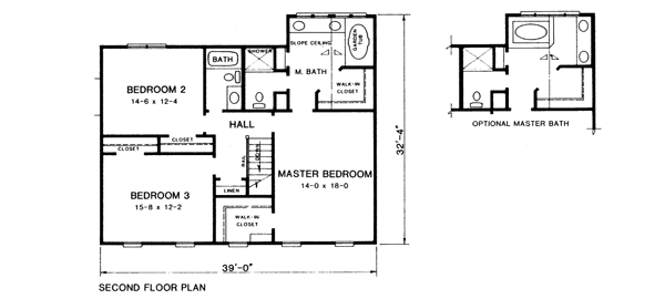upper floor house blueprint