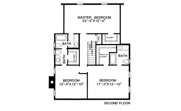 upper floor house blueprint