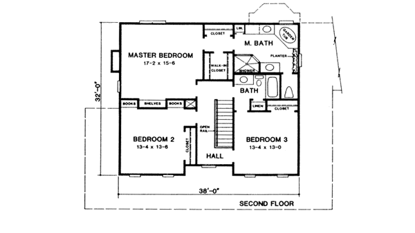 upper floor house blueprint