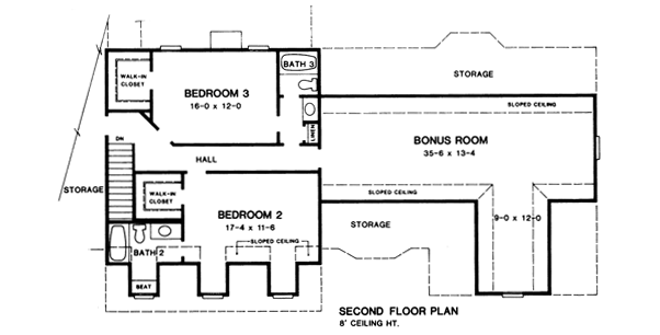 upper floor house blueprint