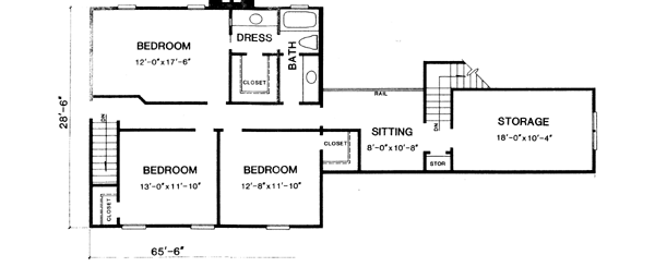 upper floor house blueprint
