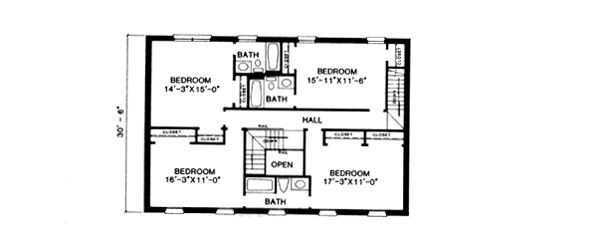 upper floor house blueprint