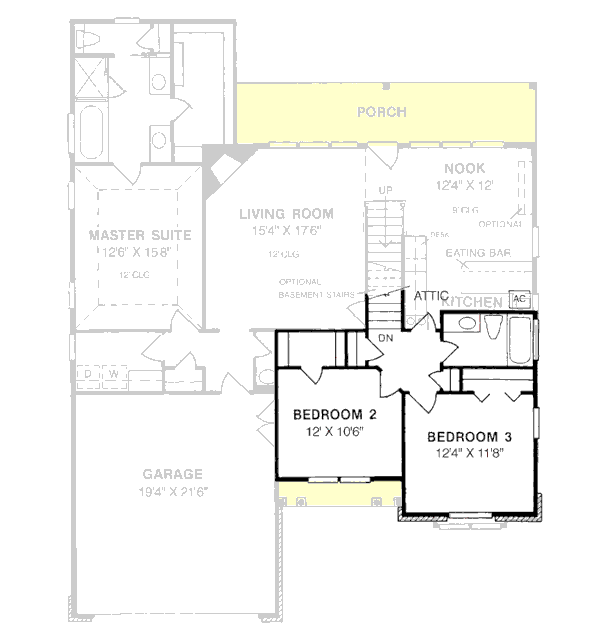 upper floor house blueprint