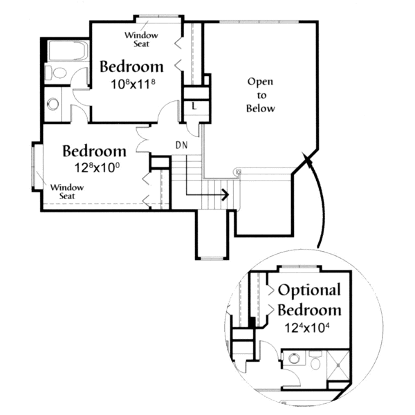 upper floor house blueprint