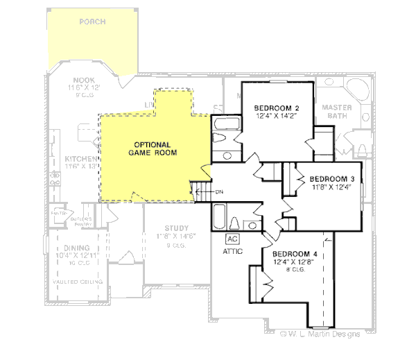 upper floor house blueprint