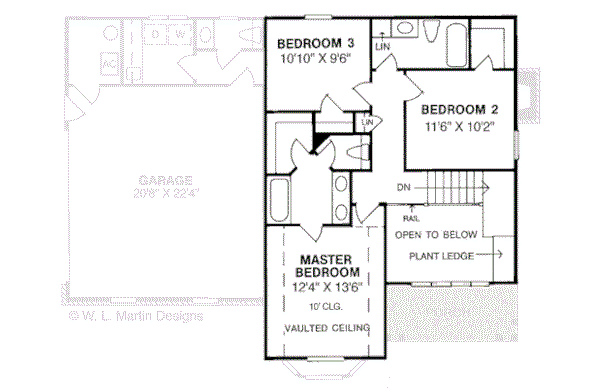 upper floor house blueprint