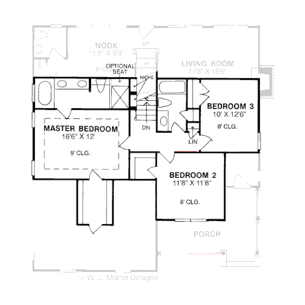 upper floor house blueprint