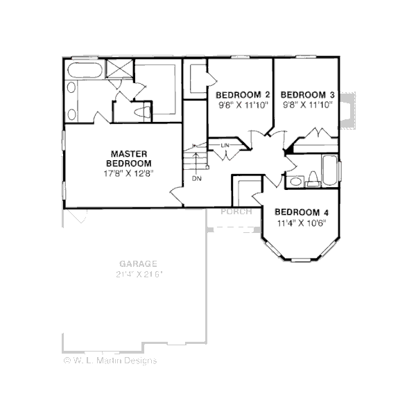 upper floor house blueprint