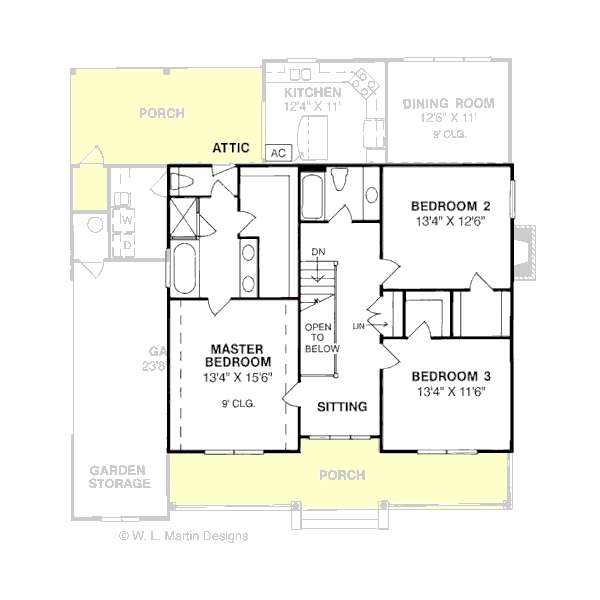 upper floor house blueprint