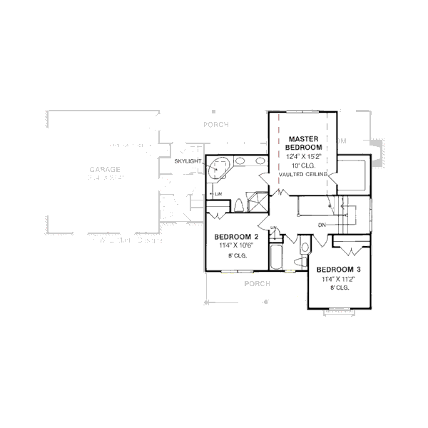 upper floor house blueprint