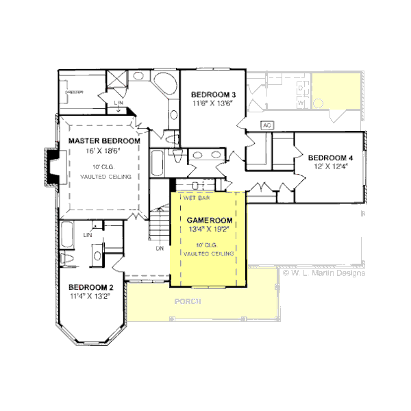upper floor house blueprint