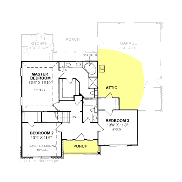 upper floor house blueprint