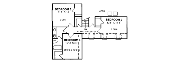 upper floor house blueprint