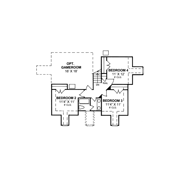 upper floor house blueprint