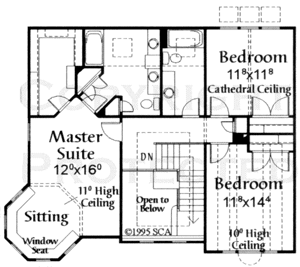 upper floor house blueprint