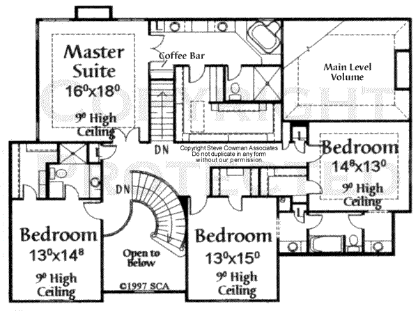 upper floor house blueprint