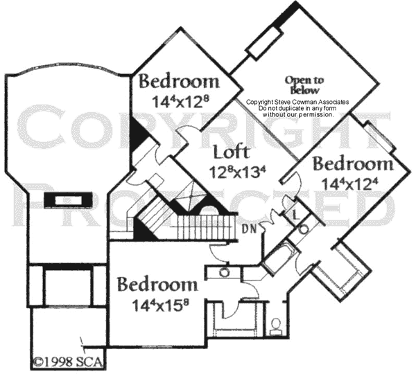 upper floor house blueprint