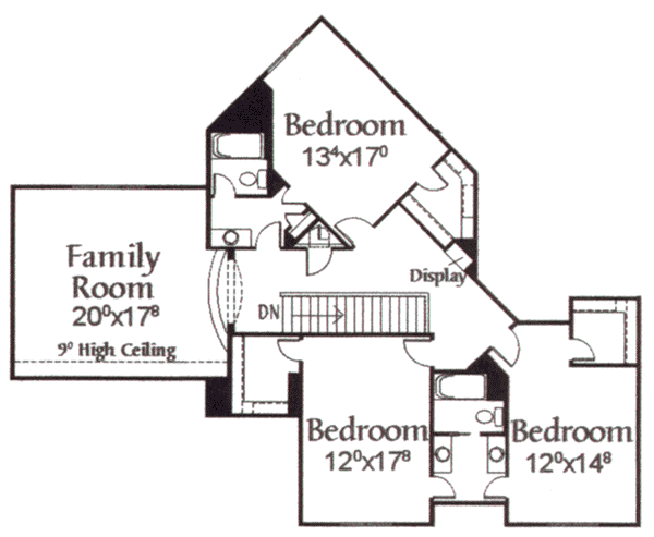 upper floor house blueprint
