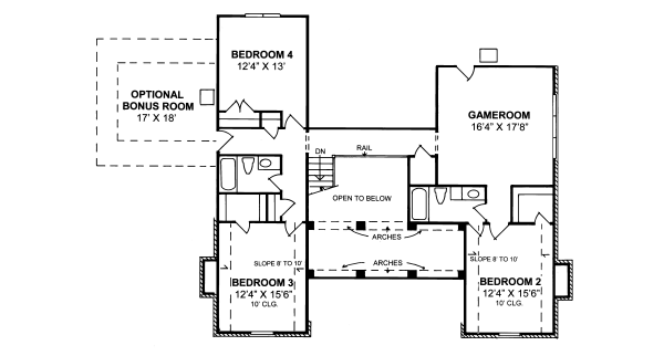 upper floor house blueprint