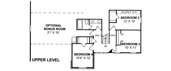 upper floor house blueprint