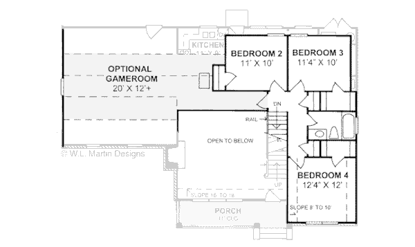 upper floor house blueprint