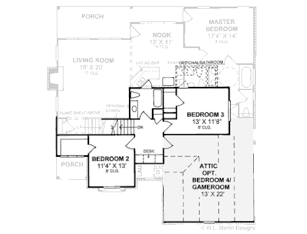 upper floor house blueprint