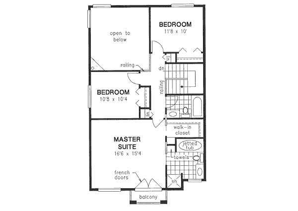 upper floor house blueprint