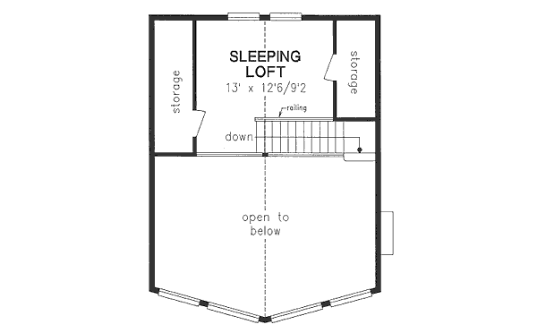 upper floor house blueprint